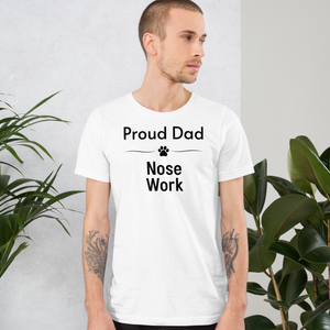 Proud Nose Work Dad T-Shirts - Light