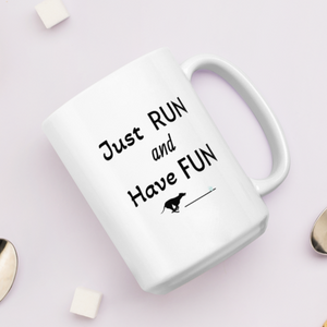 Just Run Lure Coursing Mugs