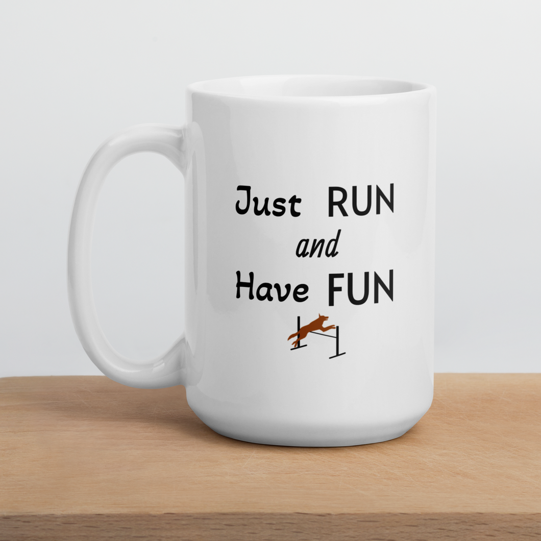 Just Run Agility Mugs