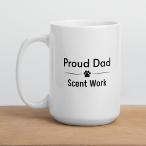 Proud Scent Work Dad Mugs