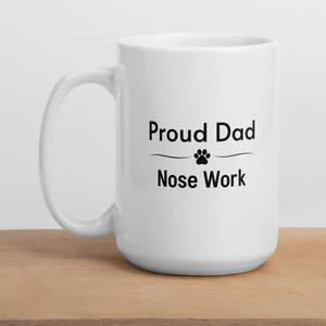 Proud Nose Work Dad Mugs