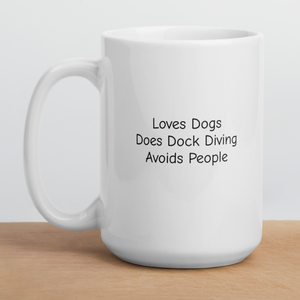 Loves Dogs, Does Dock Diving Mugs