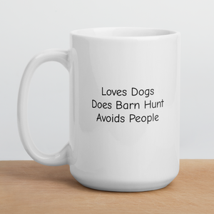 Loves Dogs, Does Barn Hunt Mugs