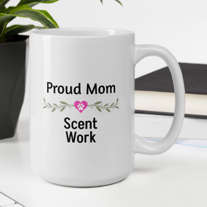Proud Scent Work Mom Mugs