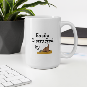 Easily Distracted by Earthdog Mugs