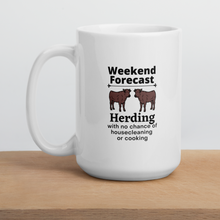 Load image into Gallery viewer, Cattle Herding Weekend Forecast Mugs
