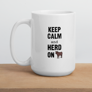 Keep Calm & Cattle Herd On Mugs