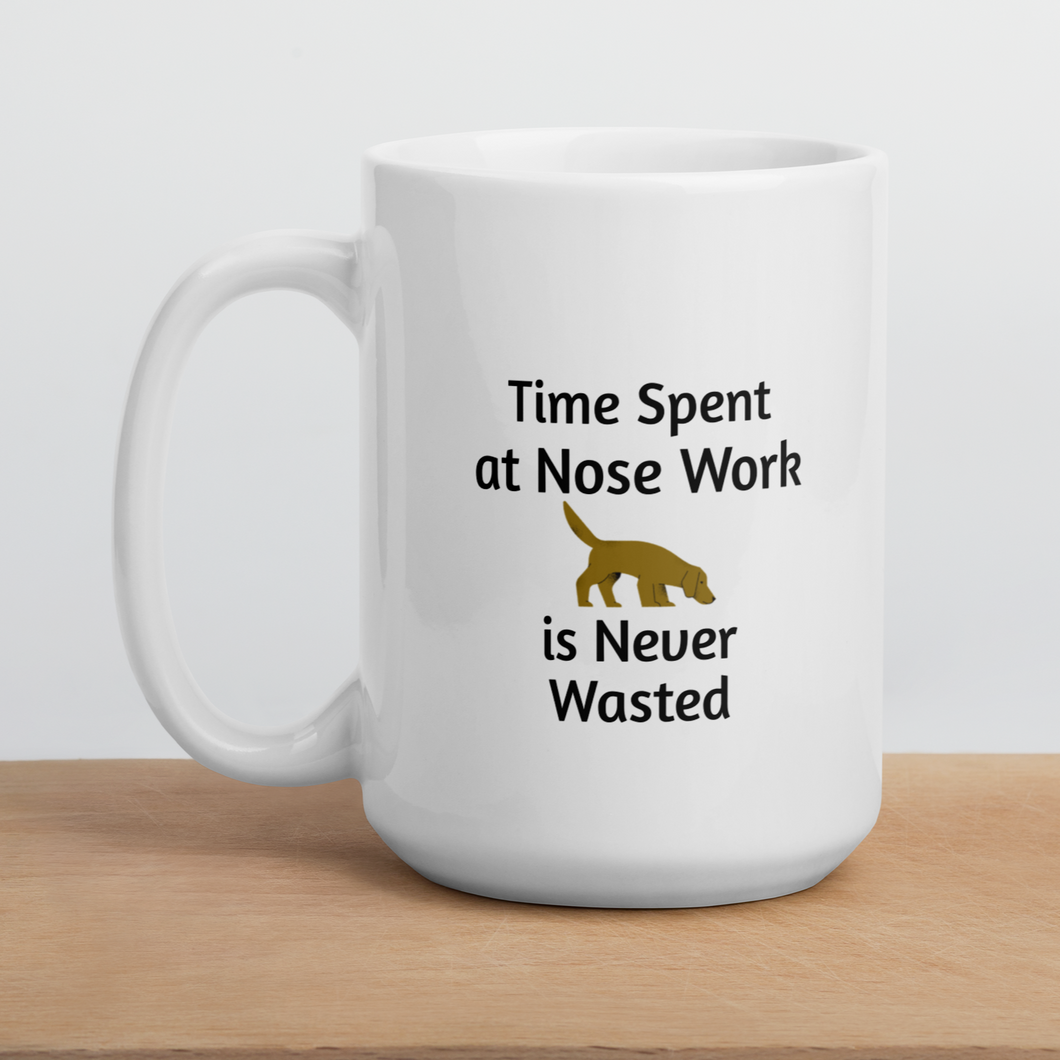 Time Spent at Nose Work Mugs