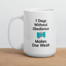 Load image into Gallery viewer, 7 Days Without Obedience Mugs

