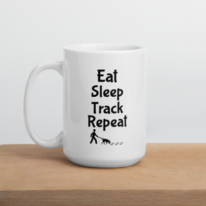 Eat Sleep Track Repeat Mug