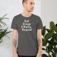Load image into Gallery viewer, Eat Sleep Rally Repeat T-Shirts - Dark

