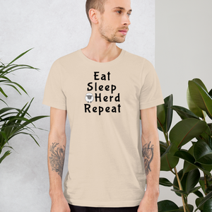 Eat Sleep Sheep Herd Repeat T-Shirt - Light
