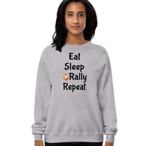 Eat Sleep Rally Repeat Sweatshirts - Light