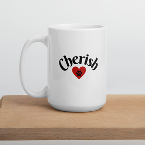 Cherish w/ Heart Mug