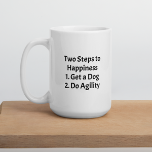 2 Steps to Happiness - Agility Mugs