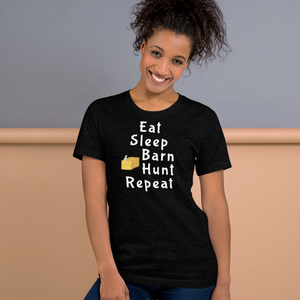 Eat Sleep Barn Hunt Repeat T-Shirts - Dark