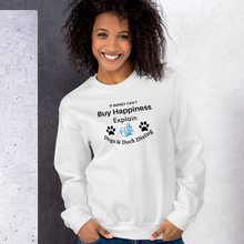 Load image into Gallery viewer, Buy Happiness w/ Dogs &amp; Dock Diving Sweatshirts - Light
