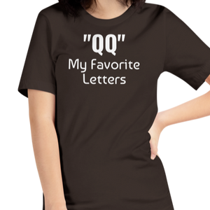 "QQ" T-Shirts - Dark