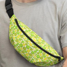 Load image into Gallery viewer, Allover Multi-Colored Tennis Balls Dog Fanny Pack
