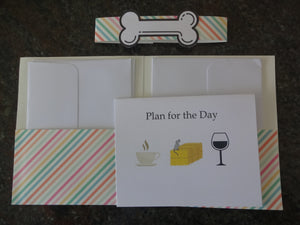 Barn Hunt Plan for the Day Notecards