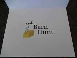 Thinking of You and Barn Hunt Notecards