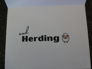 Thinking of You and Sheep Herding Notecards