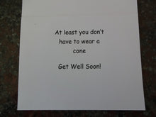 Load image into Gallery viewer, Dog in Cone Get Well Cards

