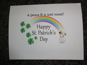 St. Patrick's Day Cards - End of the Rainbow with Mr. G. Inside