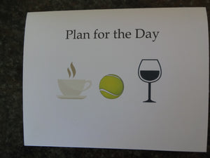 Flyball Plan for the Day Notecards