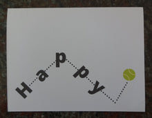 Load image into Gallery viewer, Bouncing Tennis Ball &quot;Happy Birthday&quot; Cards
