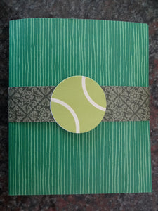 Bouncing Tennis Ball "Hello" Notecards