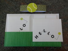 Load image into Gallery viewer, Bouncing Tennis Ball &quot;Hello&quot; Notecards
