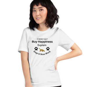 Buy Happiness w/ Dogs & Nose Work T-Shirts - Light
