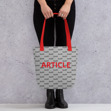 Load image into Gallery viewer, Allover Sniff and Article Tote Bags
