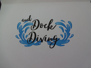 Thinking of You and Dock Diving Notecards