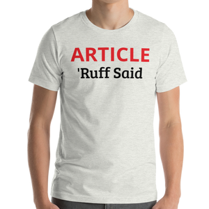 Ruff Article Tracking T-Shirts - Light