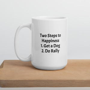 2 Steps to Happiness - Rally Mugs