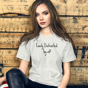 Easily Distracted by Duck Herding T-Shirts - Light