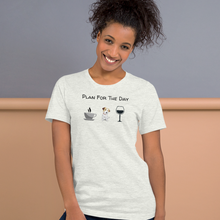 Load image into Gallery viewer, Russell Terrier Plan for the Day T-Shirts - Light
