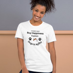 Buy Happiness w/ Dogs & Agility T-Shirts - Light