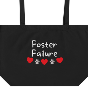 Foster Failure X-Large Tote\Shopping Bag - Black