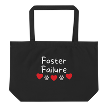 Load image into Gallery viewer, Foster Failure X-Large Tote\Shopping Bag - Black
