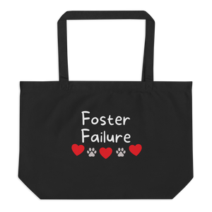Foster Failure X-Large Tote\Shopping Bag - Black