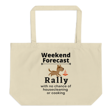 Load image into Gallery viewer, Rally Weekend Forecast X-Large Tote/Shopping Bag-Oyster
