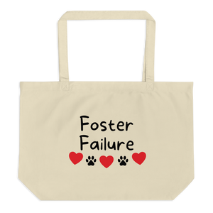 Foster Failure X-Large Tote/Shopping Bag - Oyster