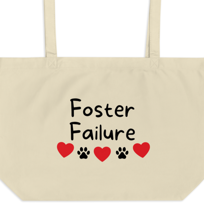 Foster Failure X-Large Tote/Shopping Bag - Oyster
