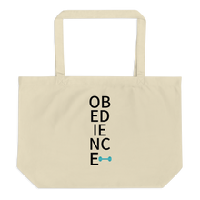 Load image into Gallery viewer, Stacked Obedience X-Large Tote/Shopping Bag - Oyster
