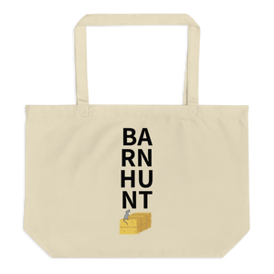Stacked Barn Hunt X-Large Tote/Shopping Bag - Oyster