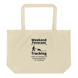 Tracking Weekend Forecast X-Large Tote/Shopping Bag - Oyster