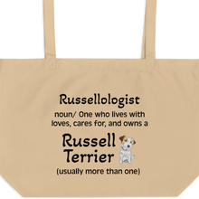 Load image into Gallery viewer, Russellologist (Plural) X-Large Tote/Shopping Bag - Oyster

